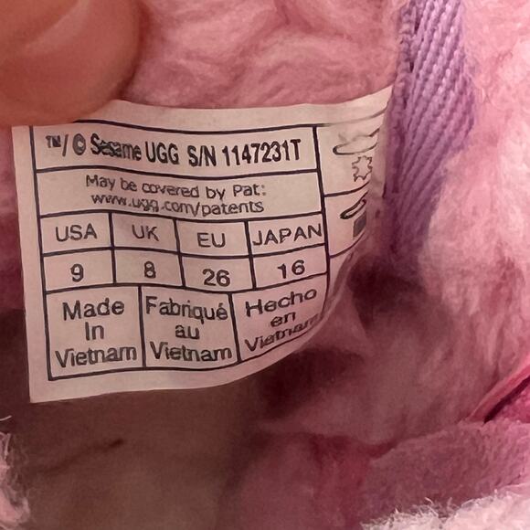 Ugg x Sesame Street neumel boots pink 9 toddler - Picture 12 of 15